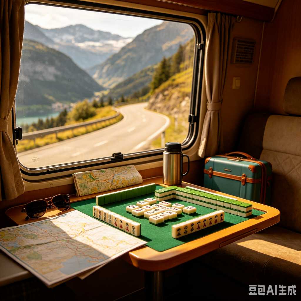 small size mahjong set for travel